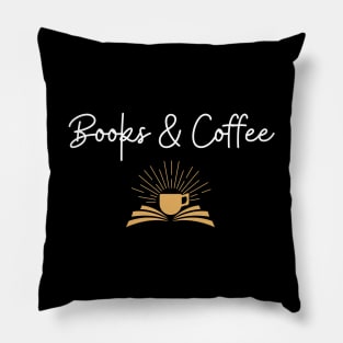 Books & coffee lover Pillow