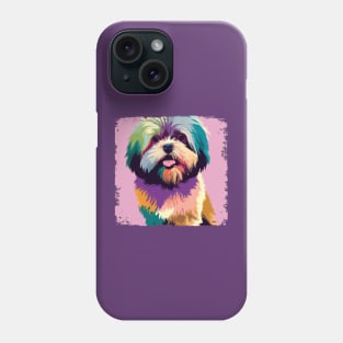 Lhasa Apso Pop Art - Dog Lover Gifts Phone Case