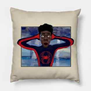 Miles Spiderverse Meme Pillow