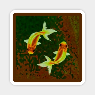 Feng Shui Goldfish Magnet