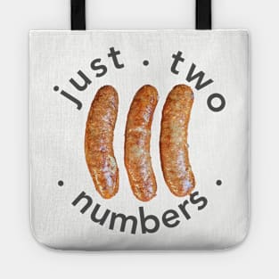 Just Two Numbers (gray) Tote