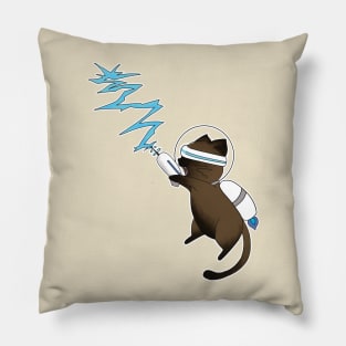 Epic cat astronaut Pillow