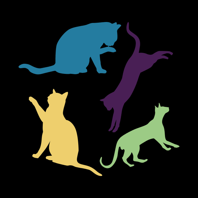 Colorful Cats by planetary