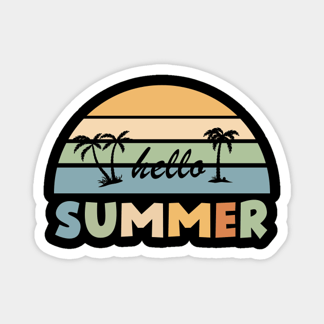 hello summer Magnet by marisamegan8av