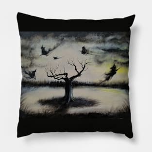 The Old Wicked Tree Pillow