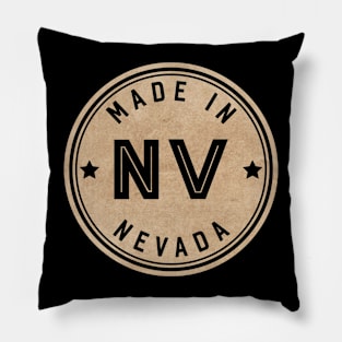 Made In Nevada NV State USA Pillow