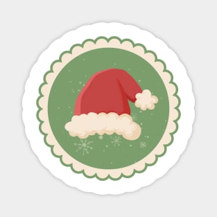 Christmas Santa Hat Magnet