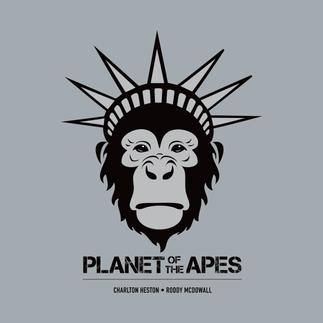 Planet of the Apes - Alternative Movie Poster by MoviePosterBoy