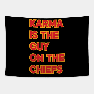 Karma Is the Guy On the Chiefs v5 Tapestry