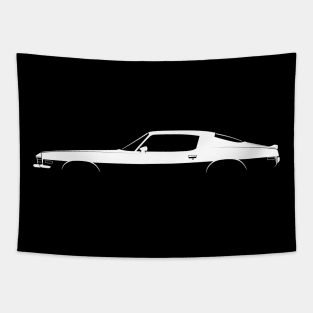 Chevrolet Camaro Z28 (1972) Silhouette Tapestry