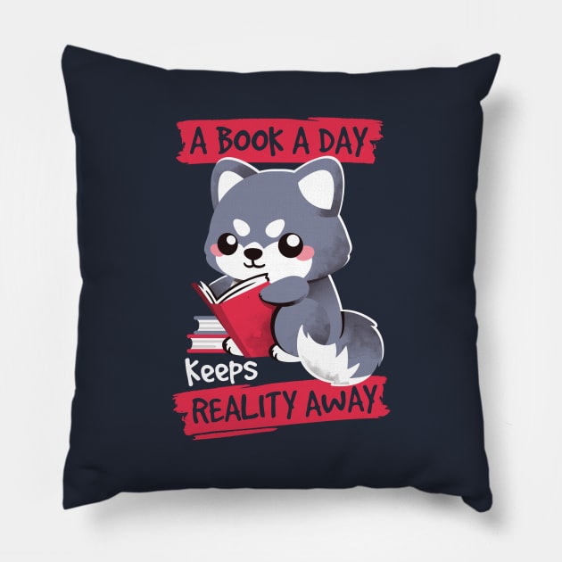 booked wolf Pillow by NemiMakeit
