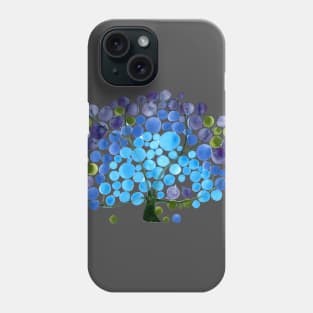 BLUE SKY PEACOCK Phone Case