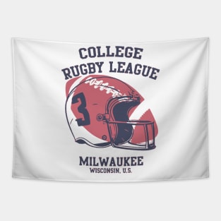 College Rugby League Milwaukee Wisconsin US Tapestry