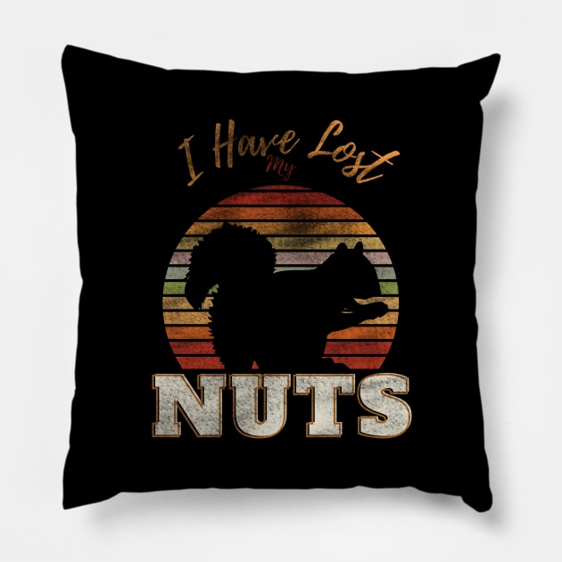 Funy Vasectomy, I Have Lost My Nuts, 100% Juice No Seeds Pillow by maxdax