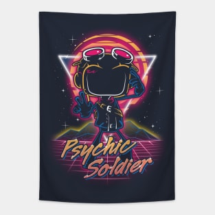 Retro Psychic Soldier Tapestry