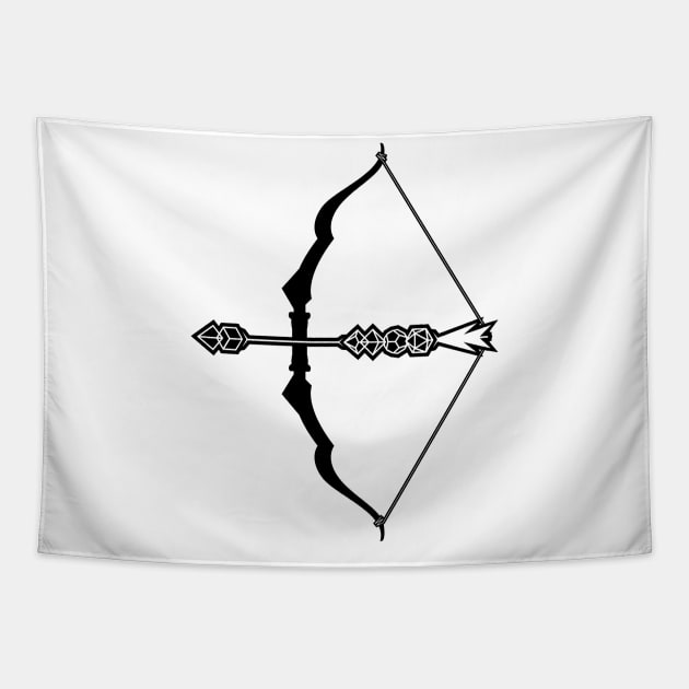Dice Bow Tapestry by Moon Phoenix Crafts & Designs