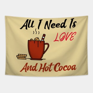 Warmth in a Cup: Love and Hot Cocoa Tapestry