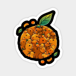 Mandarin Capibara Magnet