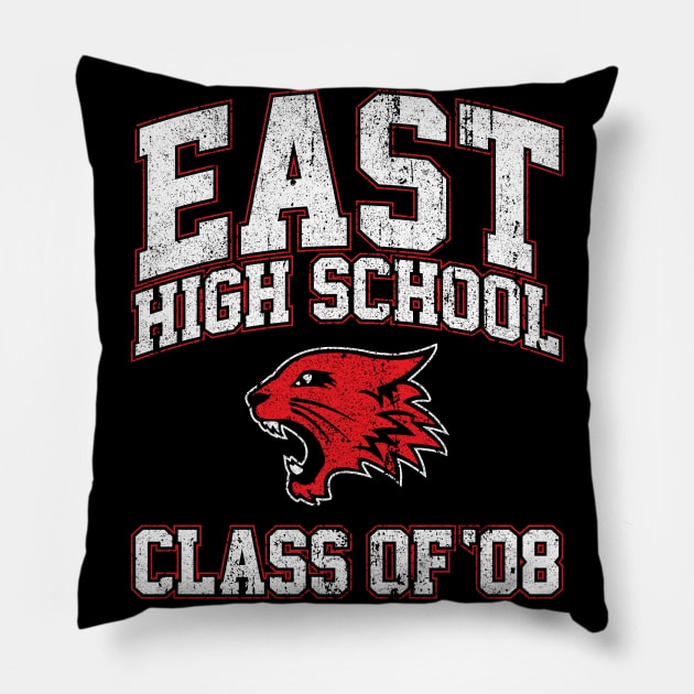 East High School Class of 08 Pillow by huckblade