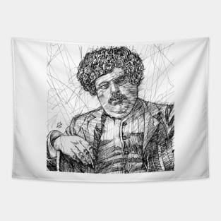 G. K. CHESTERTON ink portrait .2 Tapestry