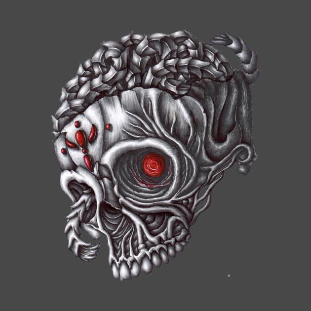 skull, art by Hedgeh0g