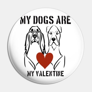 Dogs Love Pin