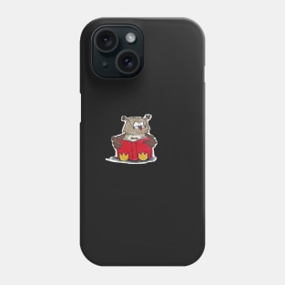 Reading owl pattern Phone Case