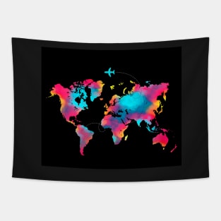 World map Tapestry