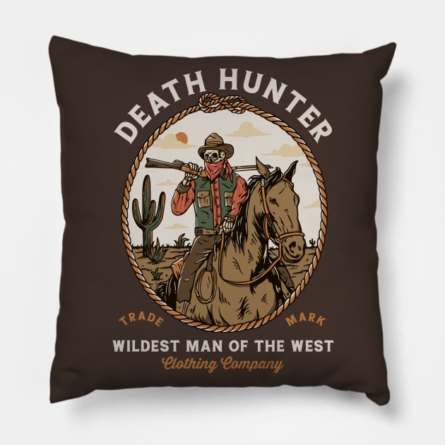 Wildest Western Outlaw Pillow by TerpeneTom