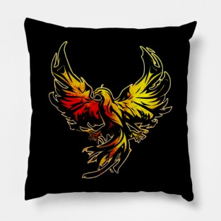 Phoenix Rising Phoenix Pillow