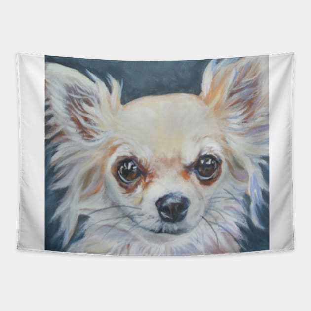 Chihuahua Fine Art Painting Tapestry by LASHEPARD