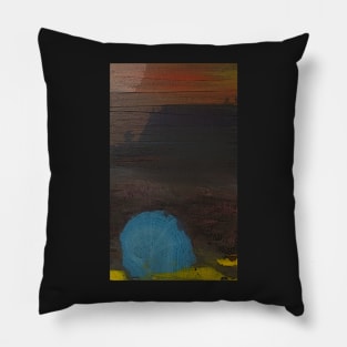 Shell. Landscape. Pillow