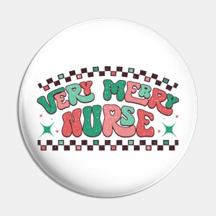 Very Merry Nurse Pin