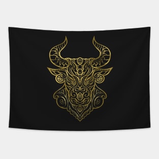 Taurus Gold Tapestry