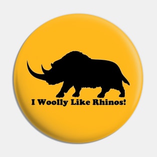 I Woolly Like Rhinos! Pin