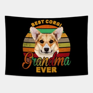 Best Corgi Grandma Ever Tapestry