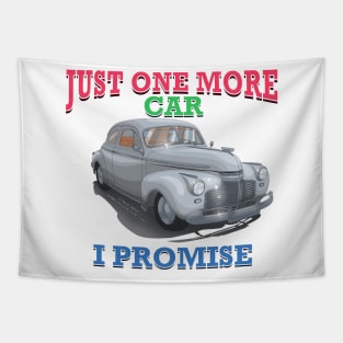 Just One More Classic Car Hot Rod Novelty Gift Tapestry