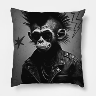 Punk monkey Pillow