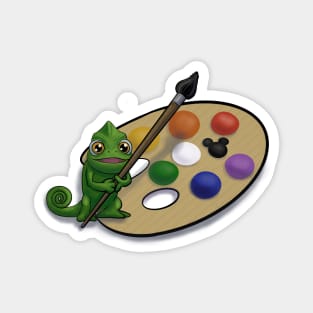 Pascal's Paint Pallet Magnet