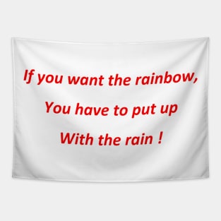 Rain Bow Shirt Tapestry