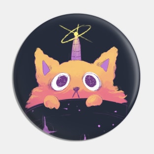 magic pocket cat Pin