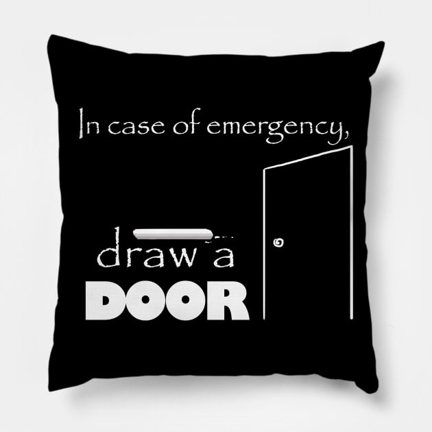 In Case of Emergency... Pillow by lstjules