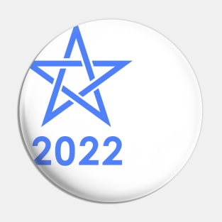 New Year Tees design 2022 Pin