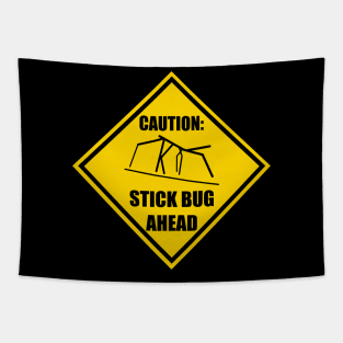 Caution: Stick Bug Ahead Tapestry