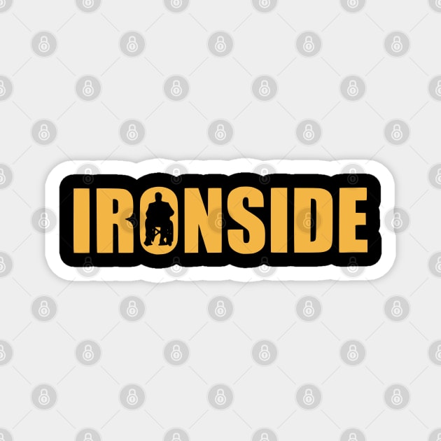 Ironside Tv Series Logo Magnet by wildzerouk