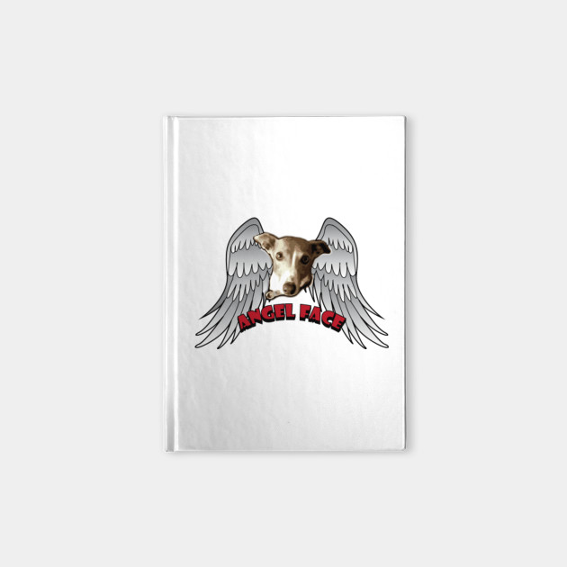 Angel Face Italian Greyhound Notebook Teepublic