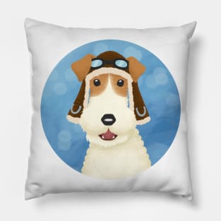 Winter Terrier Pillow