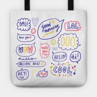 Speech Bubble Tote