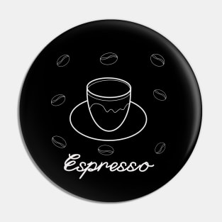 Espresso coffee Pin