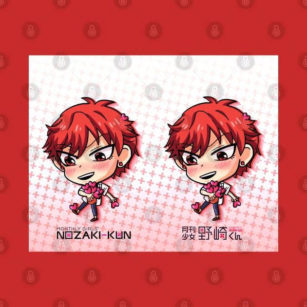 Gekkan Shoujo Nozaki kun! Heart hoarder Nozaki two sided by Angsty-angst